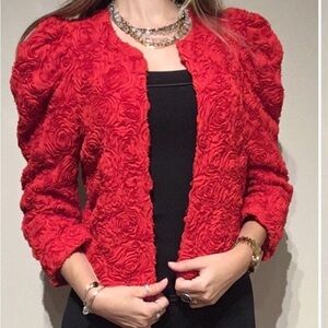 Red rose jacket. H&M garden collection